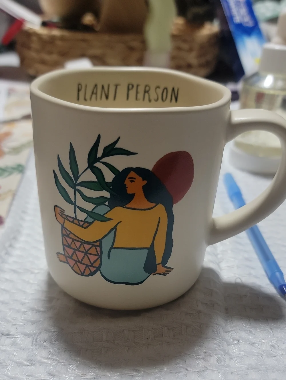 Opal house Plant Person Cream Mug